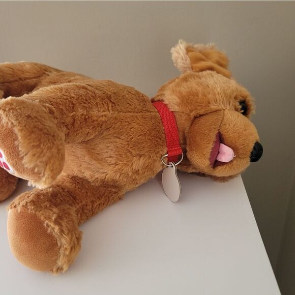 BUILD-A-BEAR Dog Stuffed Toy With Jacket & Collar Stuffed Animal #429 - Picture 12 of 13